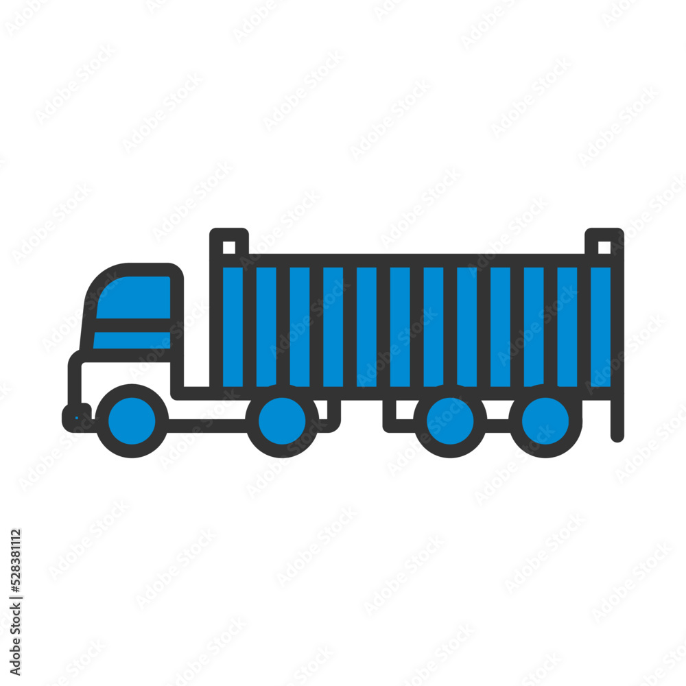 Container Truck Icon Container Truck Icon