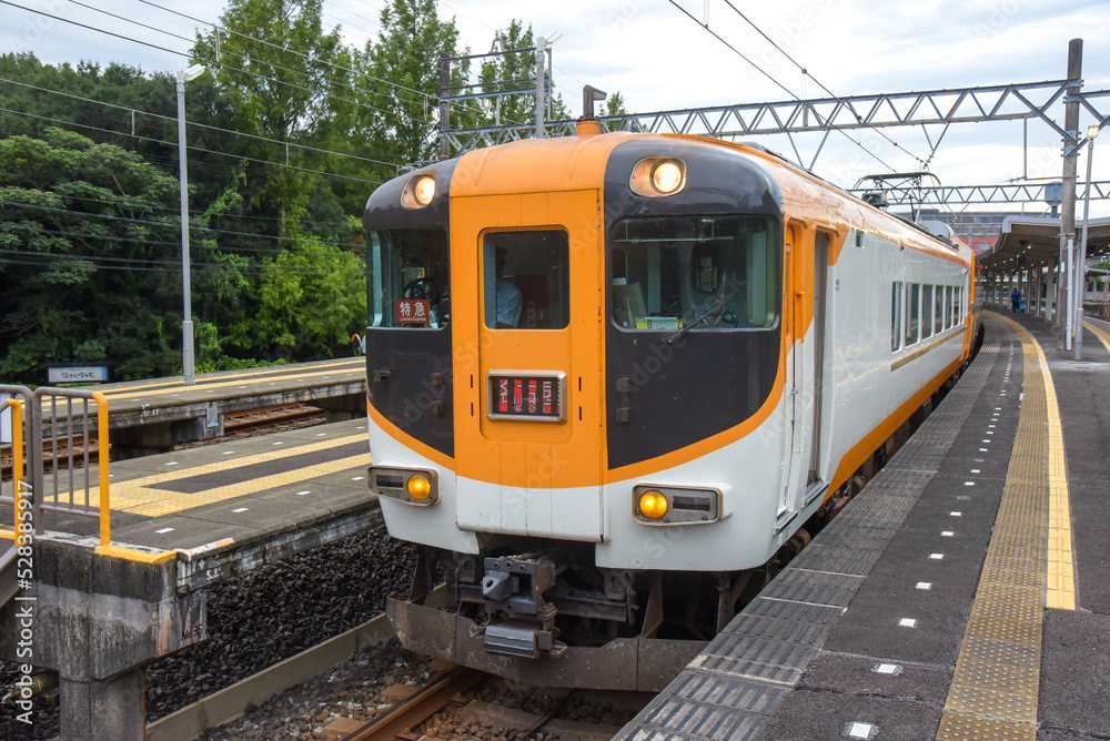 Naklejka premium 近鉄特急ビスタEXの前面