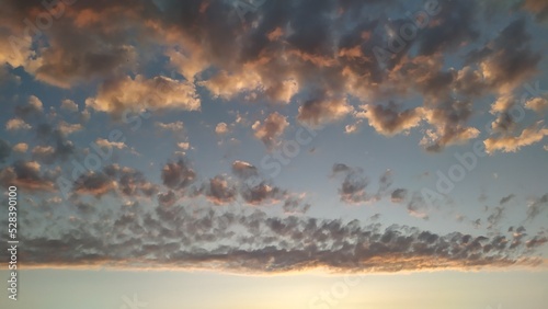 sunset in the mountains