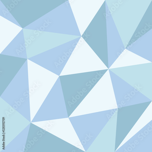 ポリゴン模様の背景 正方形 ブルー