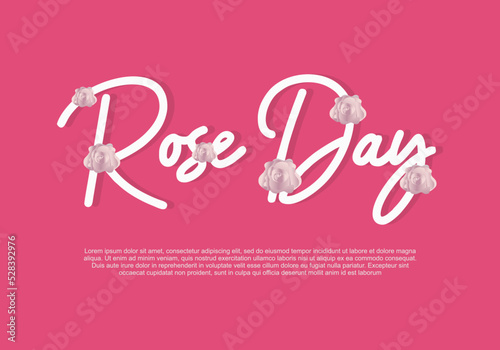 Rose day background for wel...