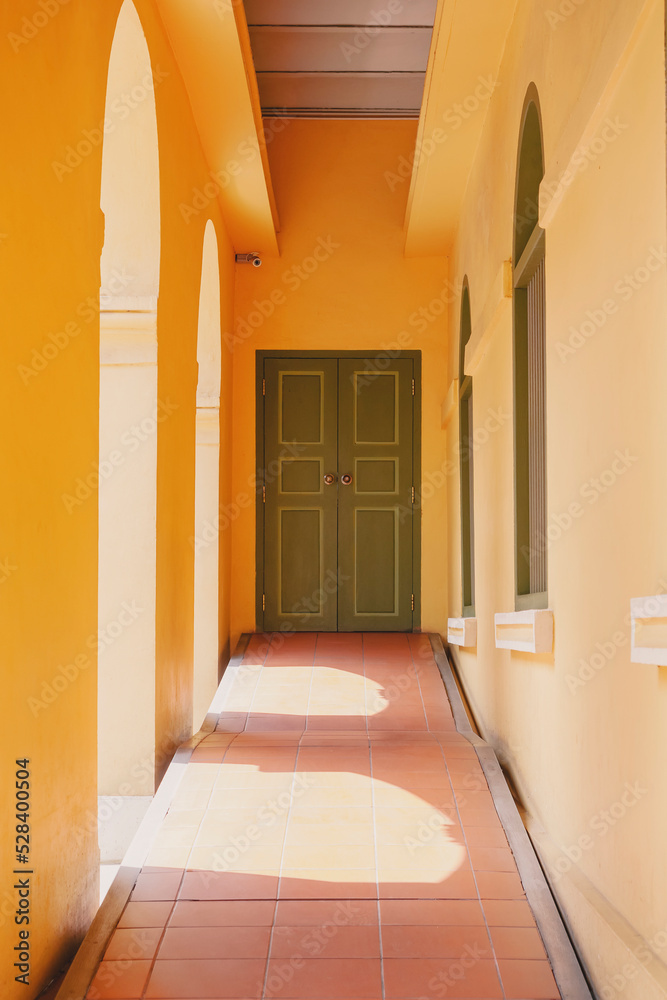 Fotografie Corridor hallway Classic style Architecture   with sunshade
