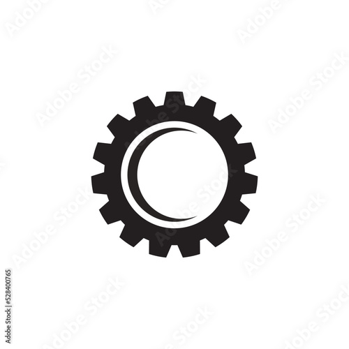 gear logo vector illustration template design