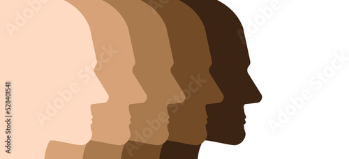 racism icon on white background