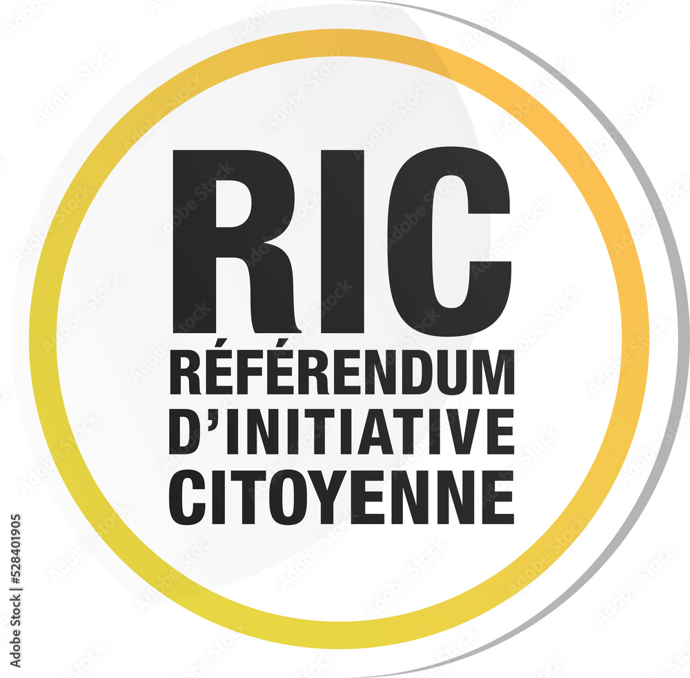Obraz premium RIC - référendum d'initiative citoyenne