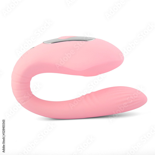 Wallpaper Mural Dildo for vaginal and clitoral stimulation isolated in white. Torontodigital.ca