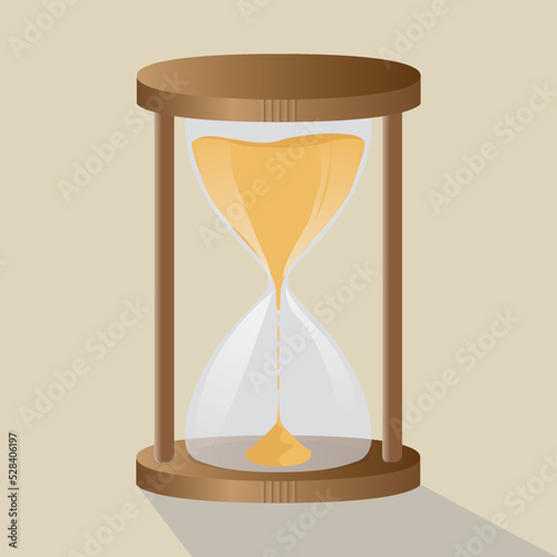 hourglass vector illustration