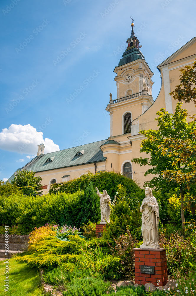 Brdow, big village in central Poland. The Sanctuary of Victoriaus Our Lady.