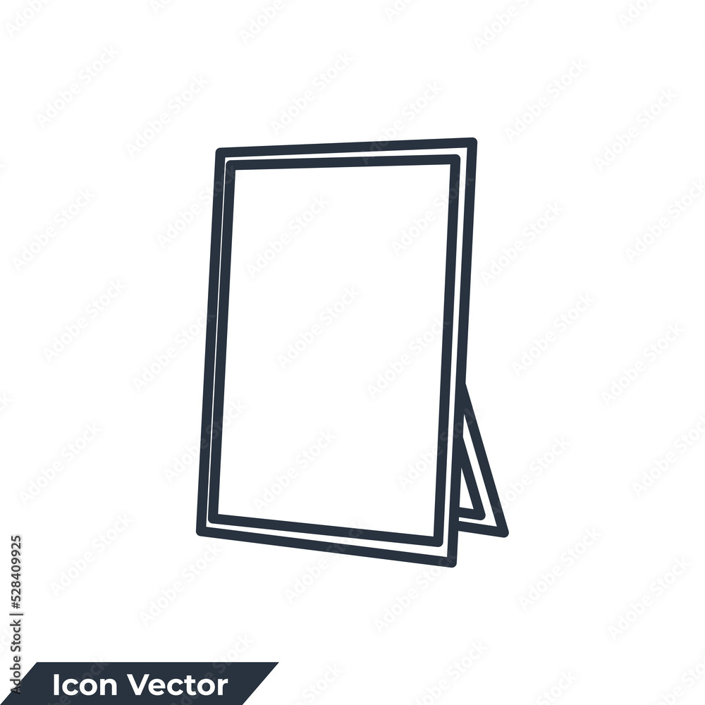 mirror icon logo vector illustration. mirror symbol template for graphic and web design collection mirror icon logo vector illustration. mirror symbol template for graphic and web design collection