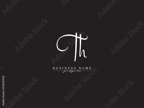 Alphabet TH Logo Letter, Creative Th ht Logo Icon For Business