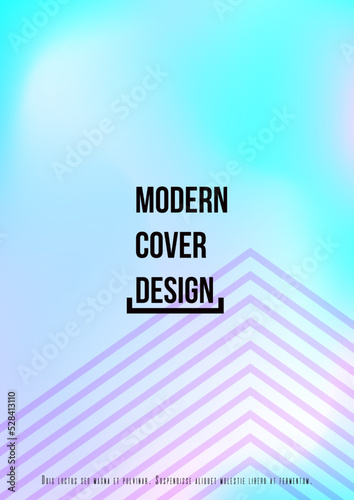 Abstract Futuristic Vector Background with Minimal Shapes and Lines. Modern Colorful Gradient Wallpaper. Trendy Digital Design for Your Poster, Banner, Template, Web Page.