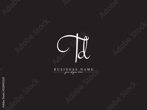 Alphabet TD Logo Letter, Creative Td dt Logo Icon For Business