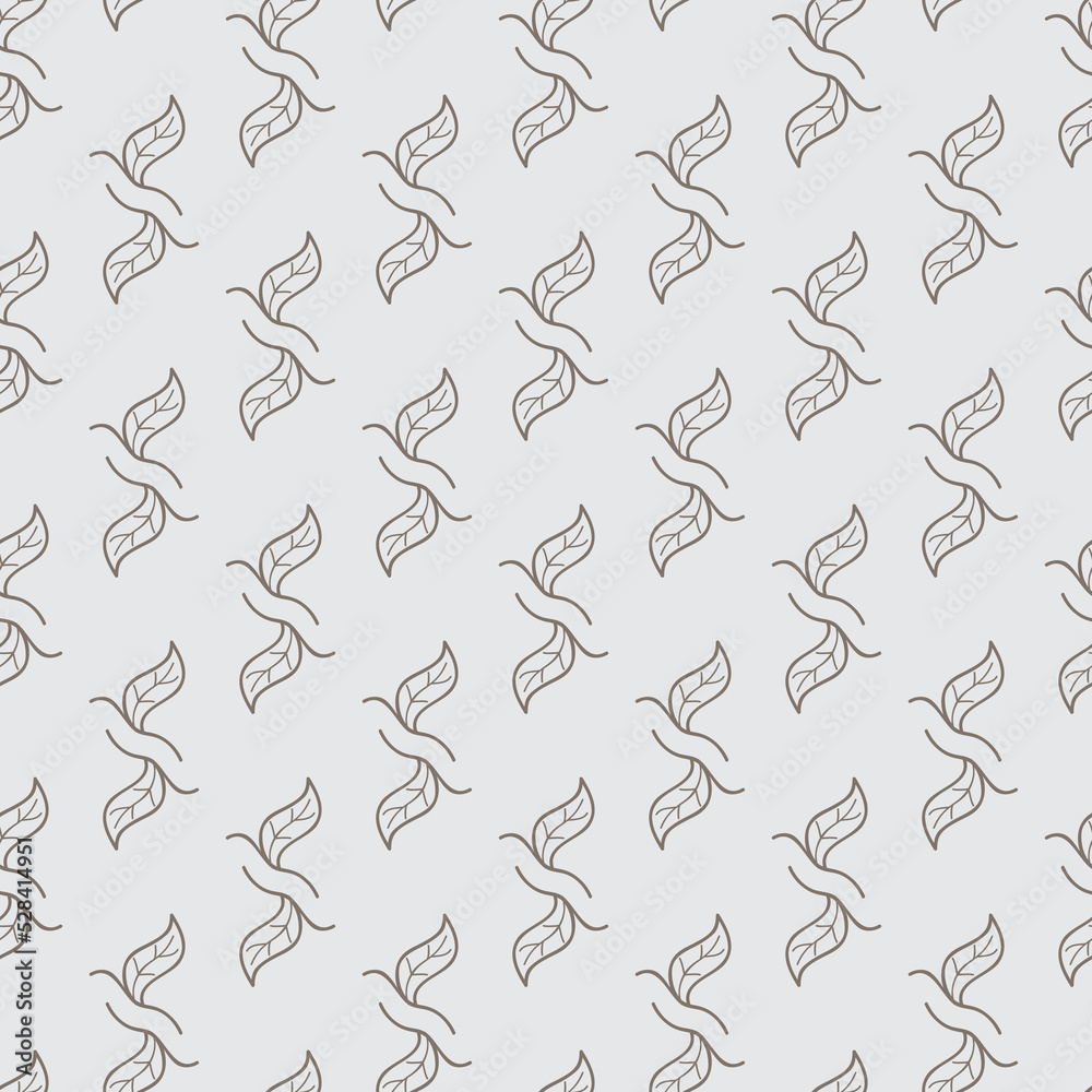 seamless monochrome floral pattern seamless monochrome floral pattern