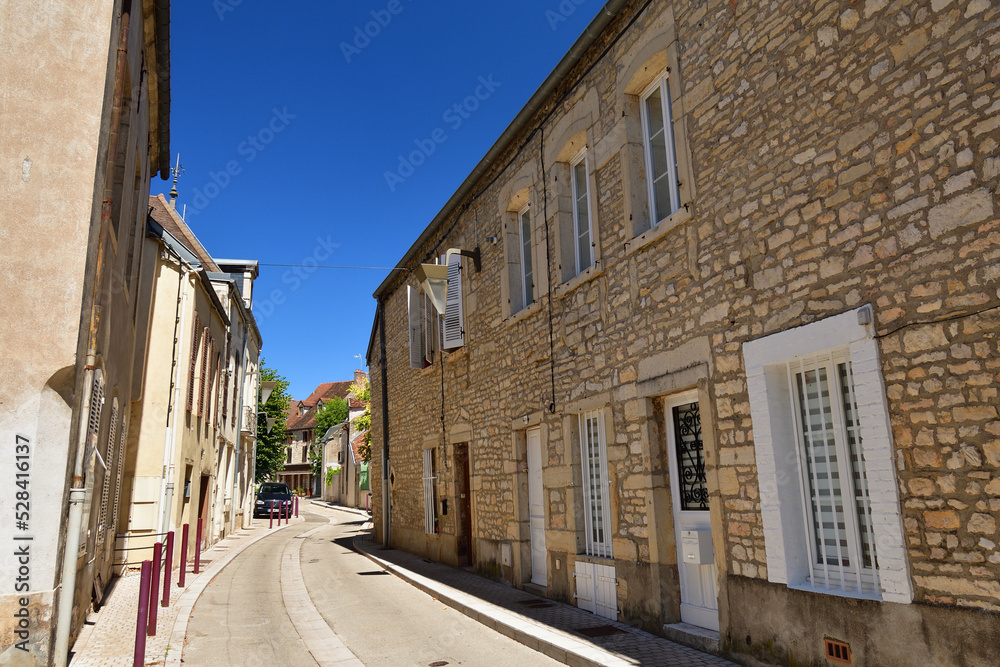 Burgundy, France. The town of Nuits Saint-Georges. August 9, 2022.