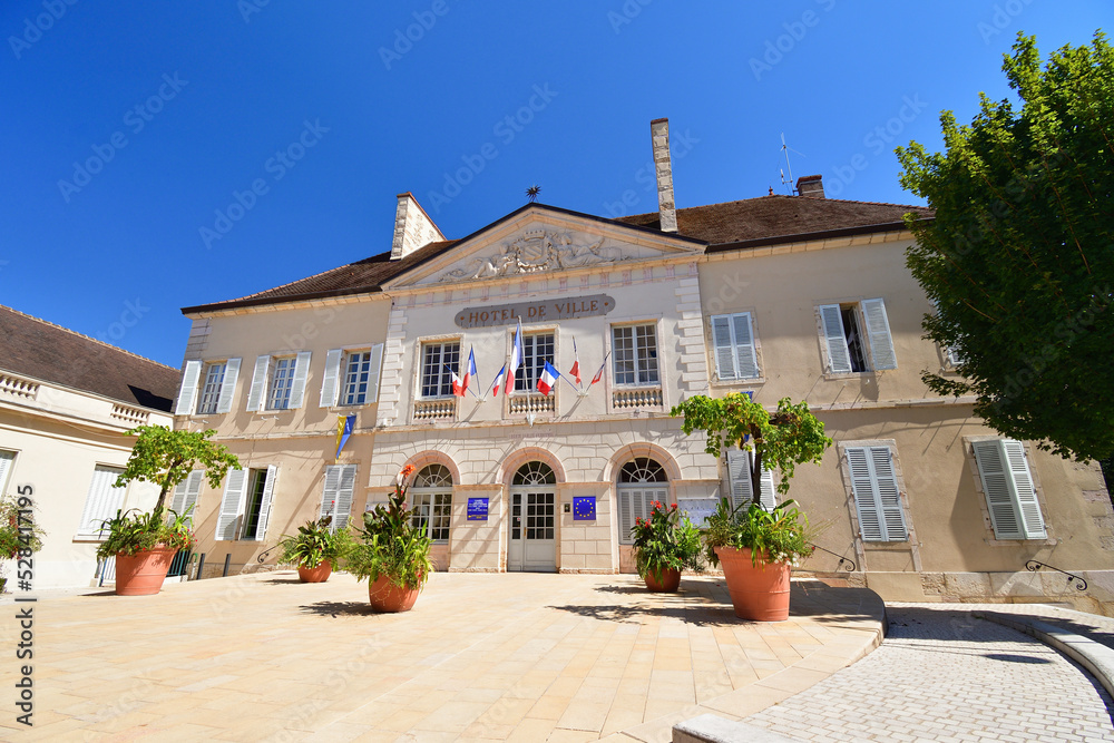 Fototapeta premium Burgundy, France. The town of Nuits Saint-Georges. August 9, 2022.