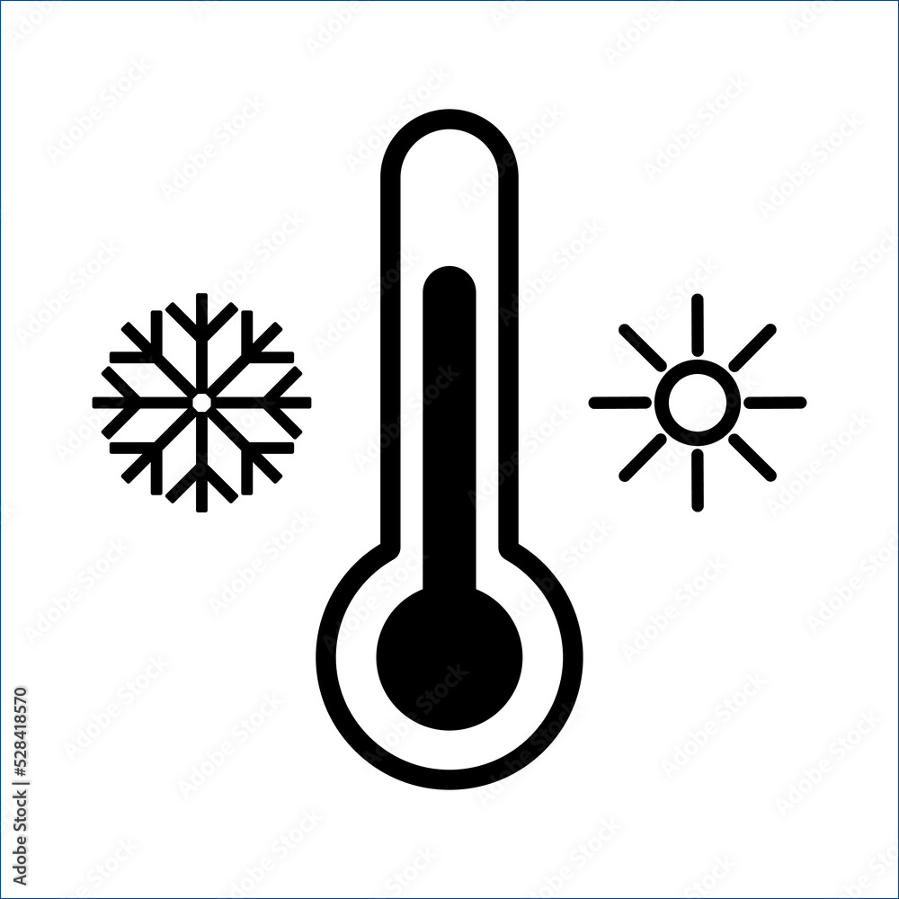 set with temperature icon, vector, cold vector design, hot weather symbol set with temperature icon, vector, cold vector design, hot weather symbol