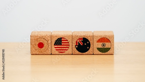 QUAD / the strategic forum between the United States, Japan, Australia and India photo
