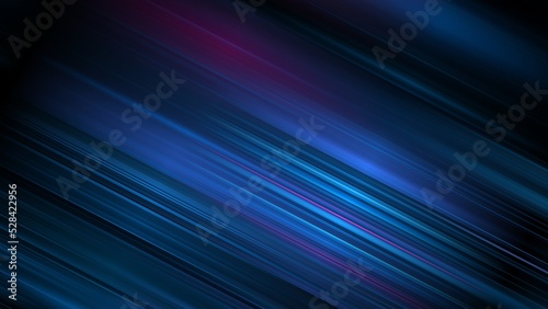 Abstract modern glowing lines dark background. Digital Hi tech Abstract data center server. 3d render
