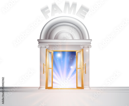 Fame door concept of a fant...