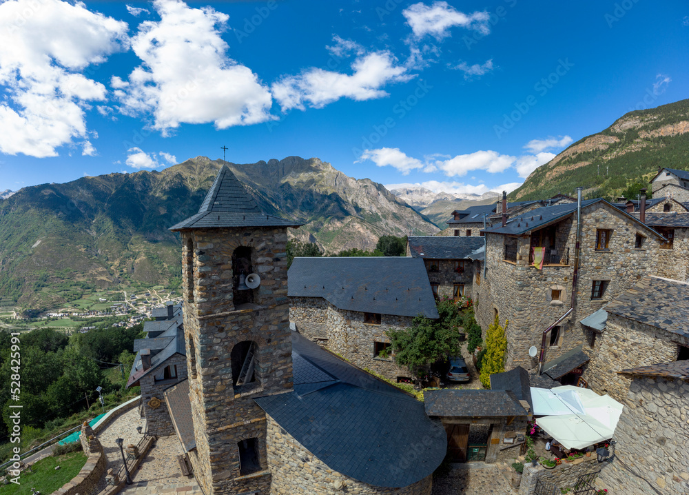 Vista aérea de Cerler (Huesca)