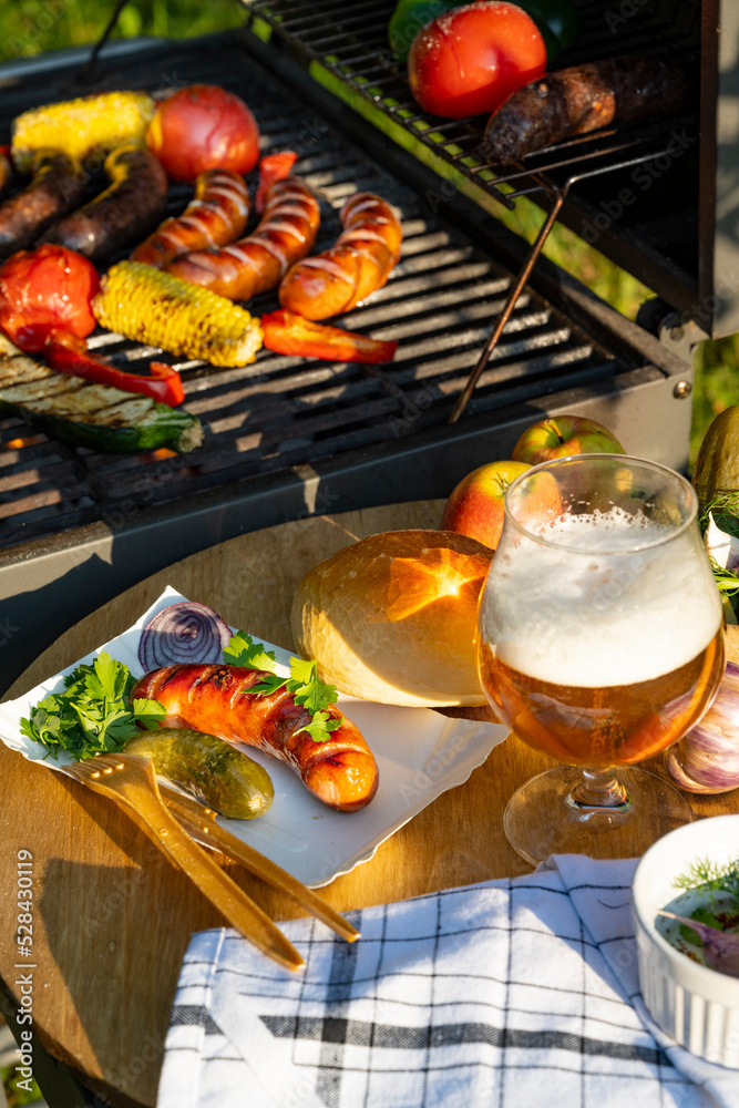 grilled sausage with pickles grilled sausage with pickles