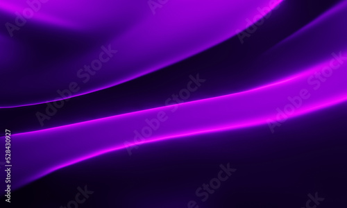 Purple and black abstract wave background.