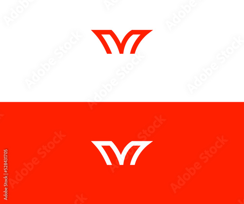 VM, MV, M, V Letter Logo Vector Template Abstract Monogram Symbol