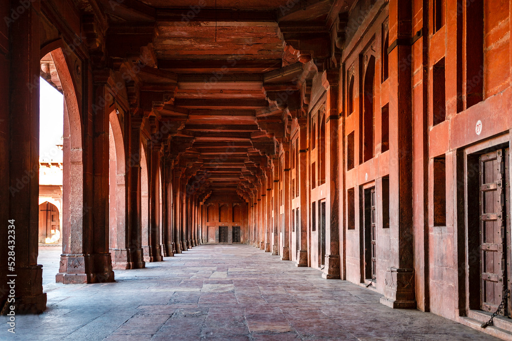 Jama Masjid Mosque in Fatehpur Sikri, Agra, Uttar Pradesh, India, Asia