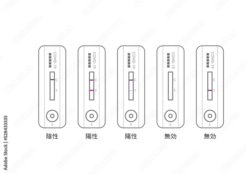 抗原検査キット 判定ラインの出方 抗原検査キット 判定ラインの出方