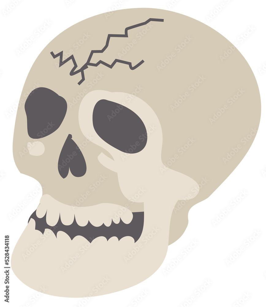Halloween icon skull isolated Halloween icon skull isolated