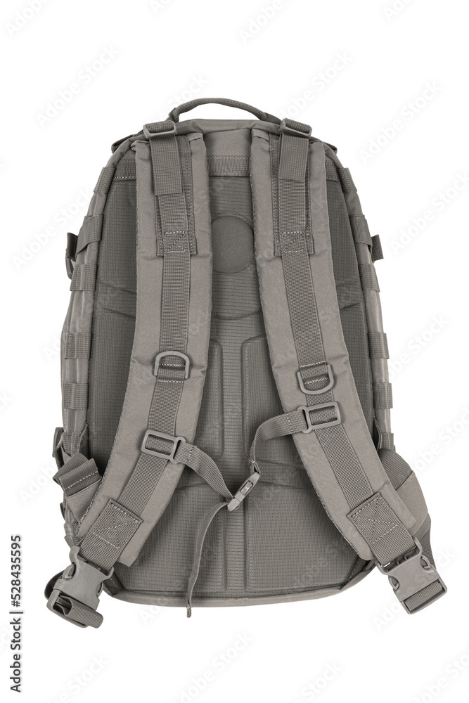 Military tactical backpack. Travel bag. Rucksack isolated on white back. Military tactical backpack. Travel bag. Rucksack isolated on white back.