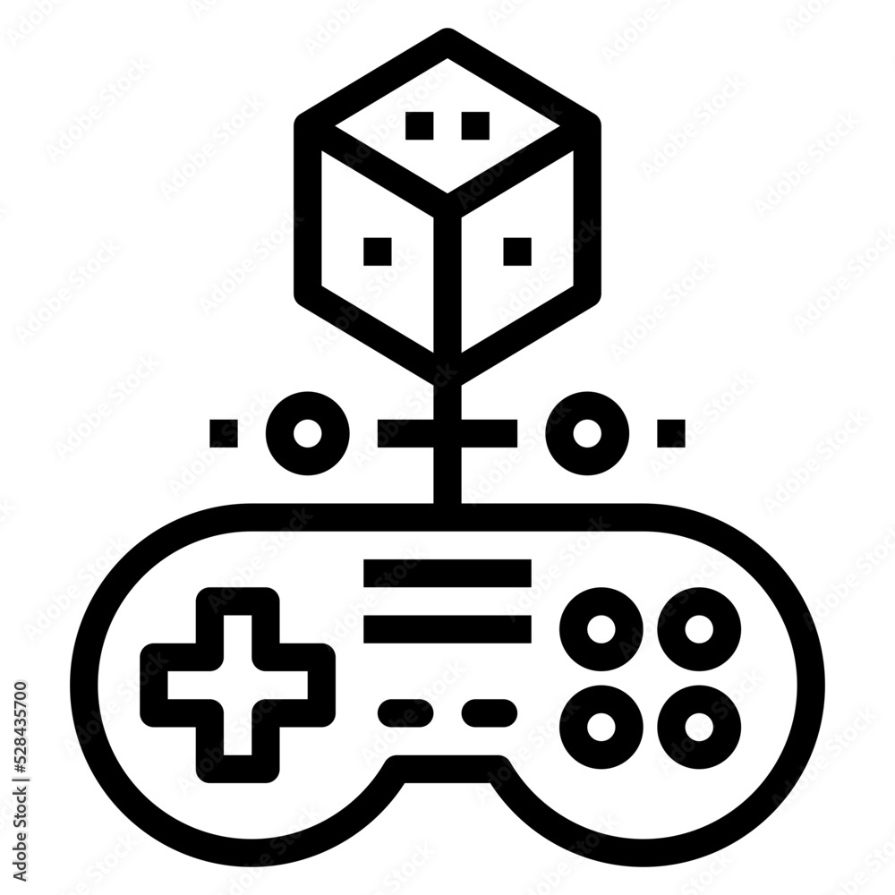 Blockchain game icon Blockchain game icon