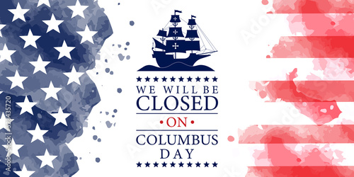 We Will closed on Columbus Day photo