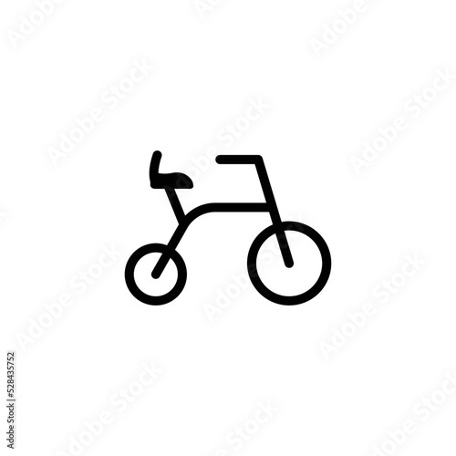 toddler bike icon vector design templates