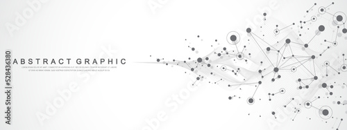 Global network connection concept. Social network communication in the global business. Big data visualization. Internet technology. Vector illustration.