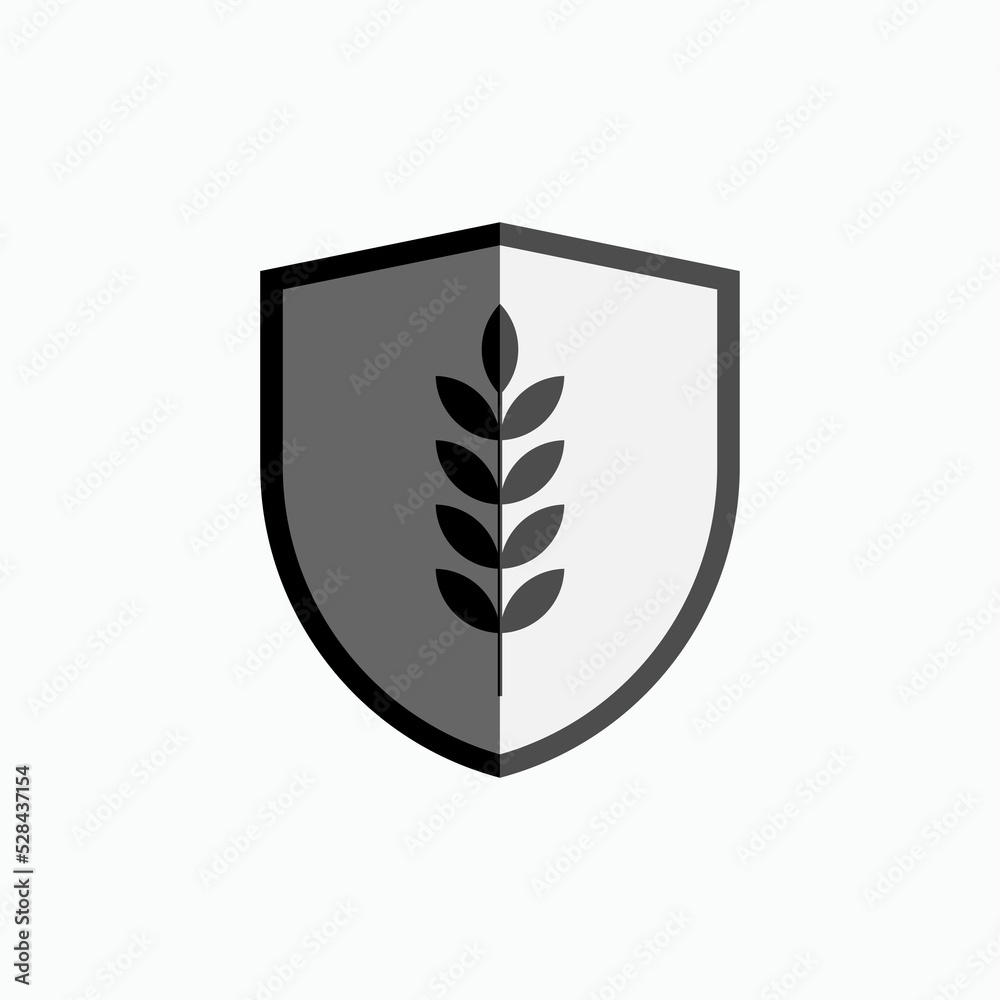 Food Security Icon. A Symbol of Mass Consumption Material Preparedness. Simple Symbol & Logo Template - Vector.   