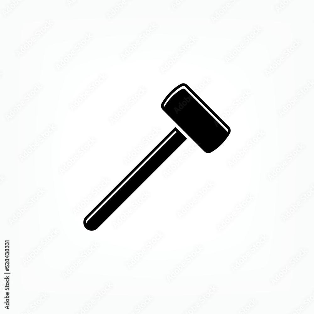 Hammer Icon - Vector, Sign and Symbol for Design, Presentation, Website or Apps Elements Hammer Icon - Vector, Sign and Symbol for Design, Presentation, Website or Apps Elements