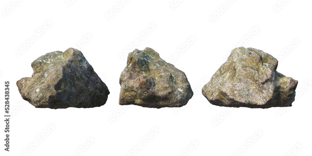 Obraz premium stone Garden decoration on a transparent background