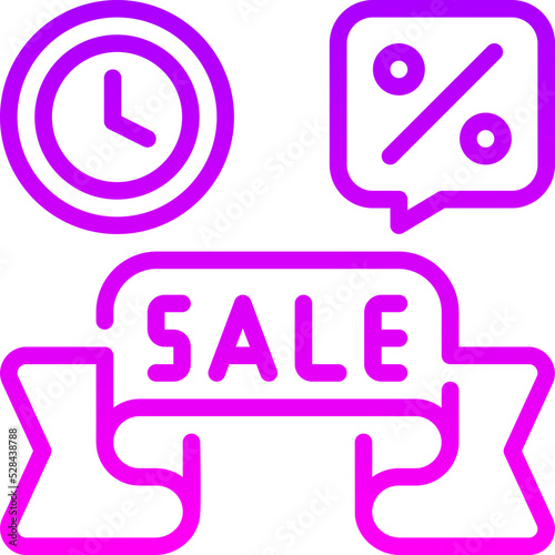 sale gradient icon