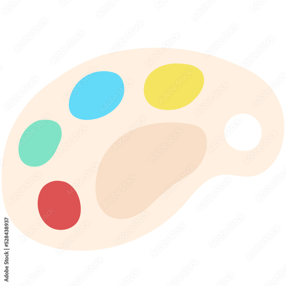 Palette Element Illustration Palette Element Illustration