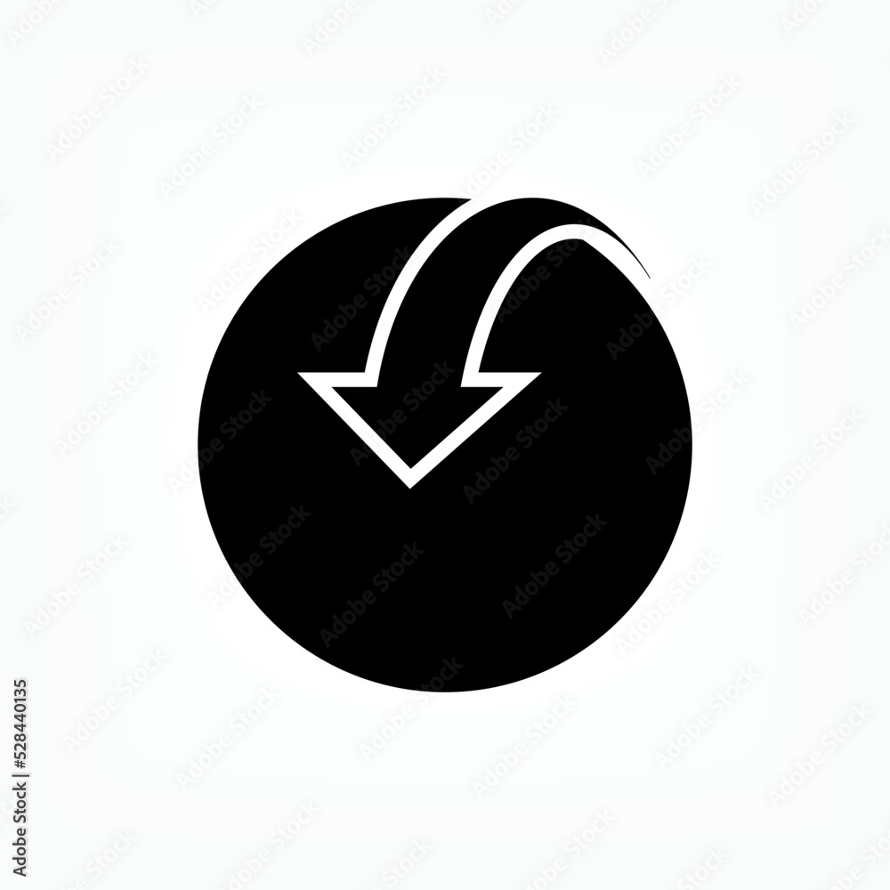 Import Data Icon. Transfer Document Symbol - Vector Import Data Icon. Transfer Document Symbol - Vector