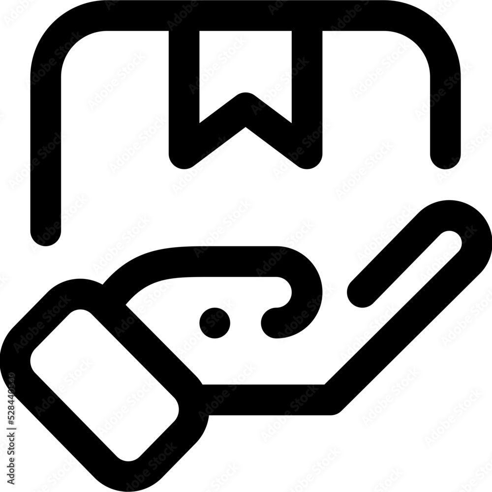 delivery box line icon delivery box line icon