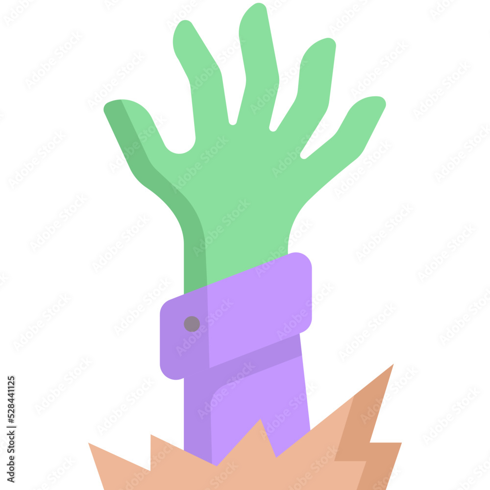 Obraz premium zombie flat icon