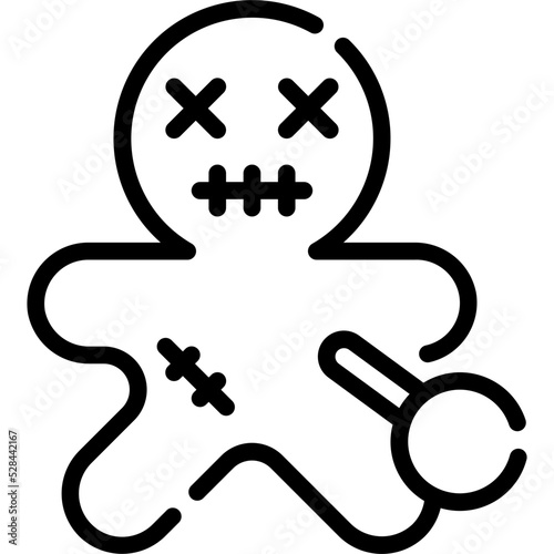 voodoo line icon