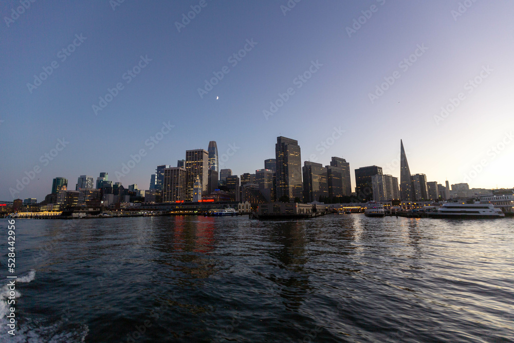 Sunset City view San Francisco California
