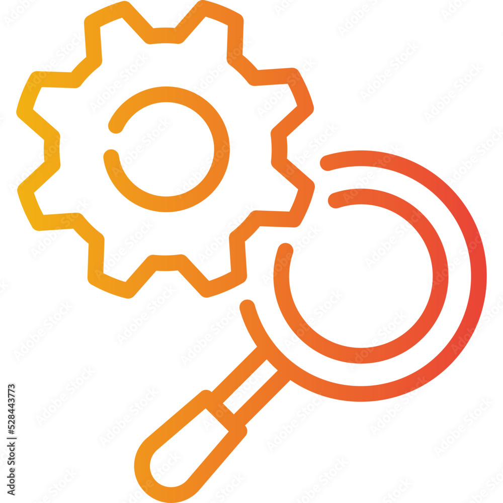 search engine optimization gradient icon search engine optimization gradient icon