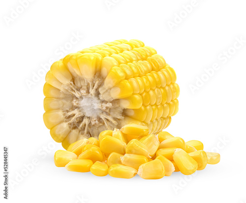 Foto Sweet corn isolated on alpha layer png