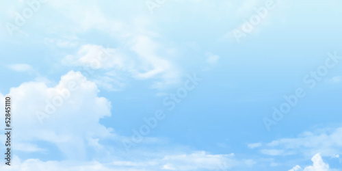 blue sky with clouds