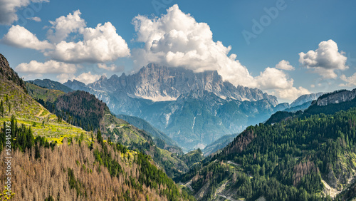 Monte Civetta mountain in Dolomites