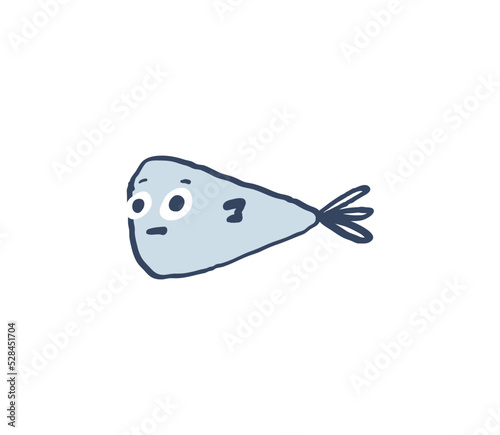 Cute hand drawn fish.